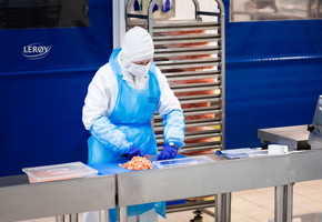 Empleado en la fábrica