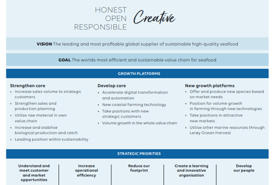 Lerøy Visions and goals