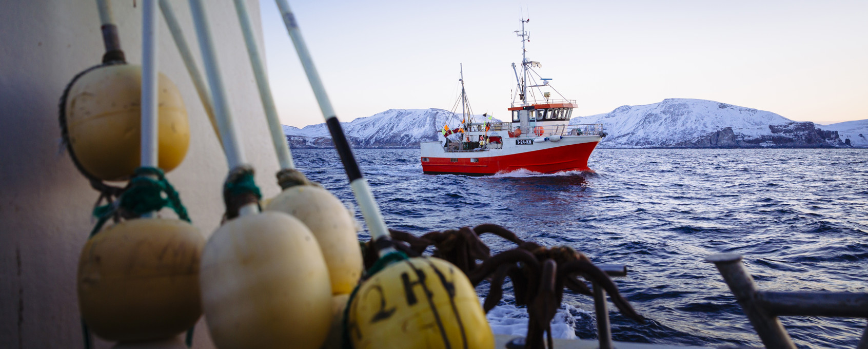 Fishing boat on the ocean