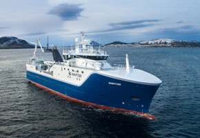 The trawler Nordtind at sea