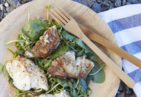 Pannestekt torsk med sukkertare