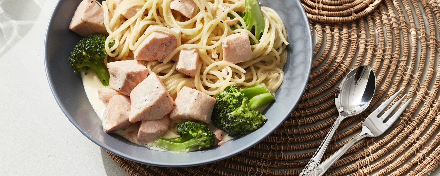 Kremet pasta med brokkoli