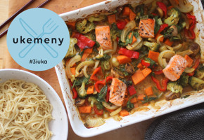 Ovnsbakt laks med karripasta