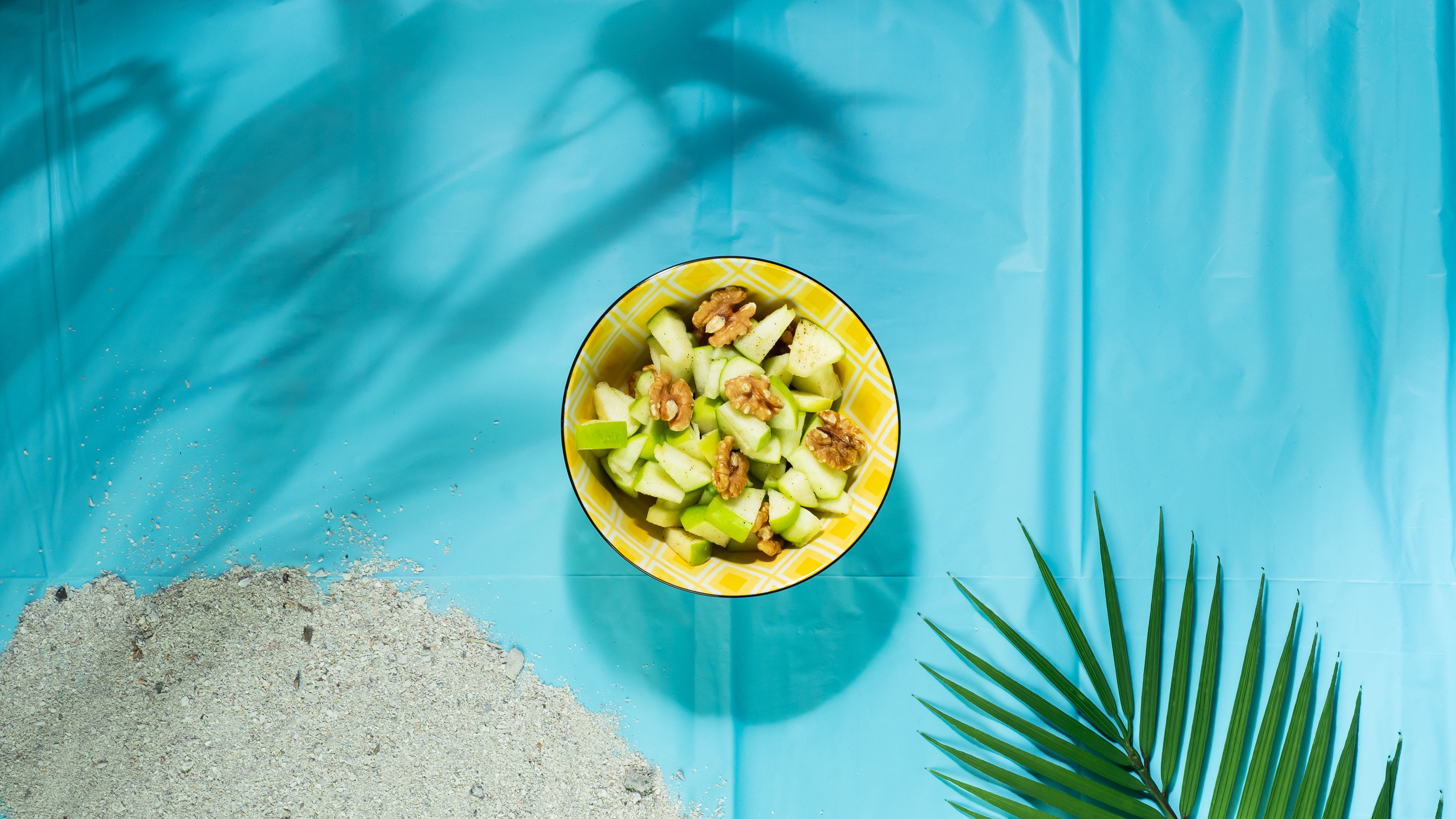 Äpple– och valnötsallad