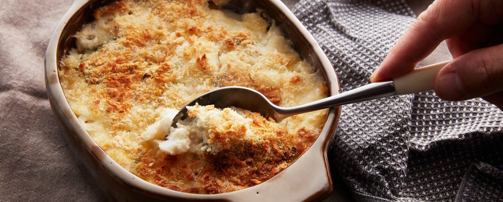 Fiskegrateng med makaroni