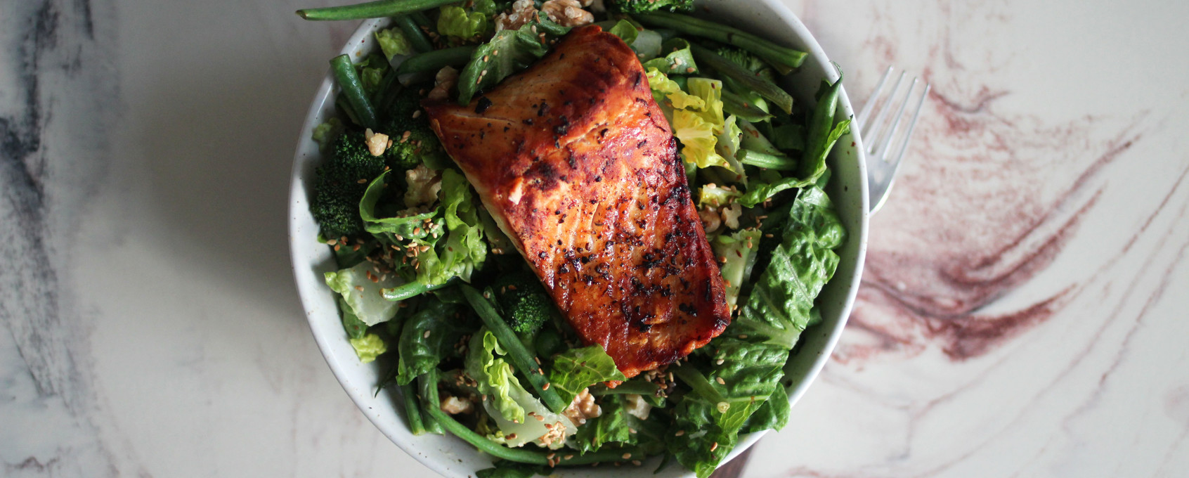 Laks med brokkoli