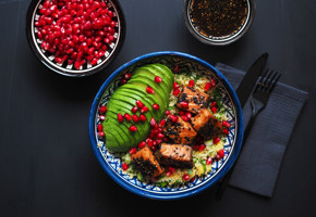 Lax med mango och couscous