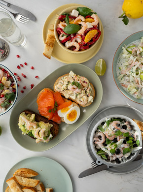 Tapasbord med ulike retter