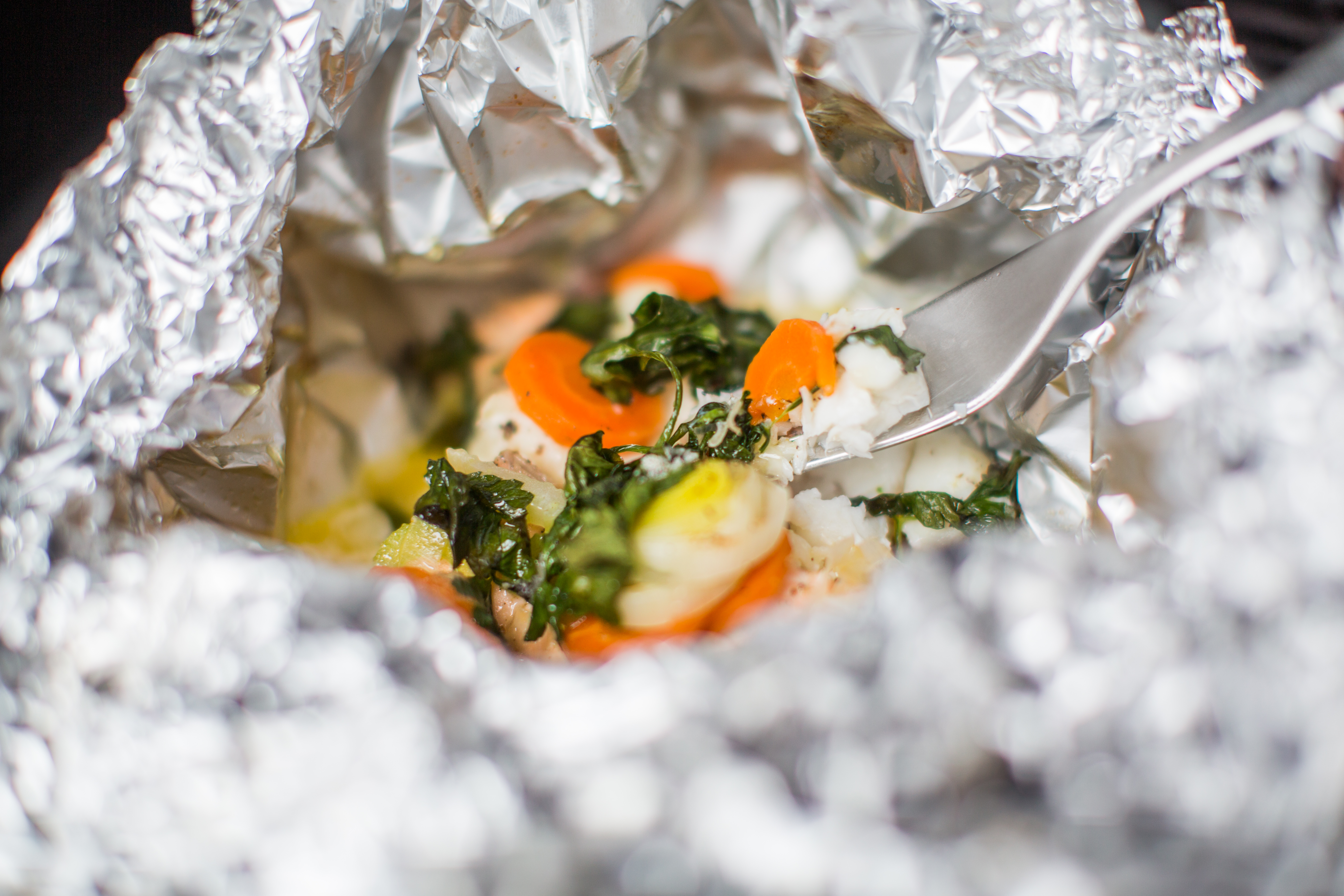 Skattekiste med laks